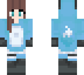 the cuddle club! (blue) (brown hair) (short hair) (teal eyes)
