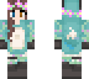 the cuddle club! (pastel dark blue) (flower crown) (vines) (nature set)