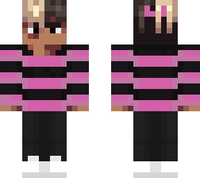 x in pink