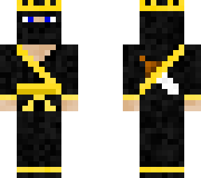 black and gold ninja