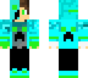blue cool creeper boy