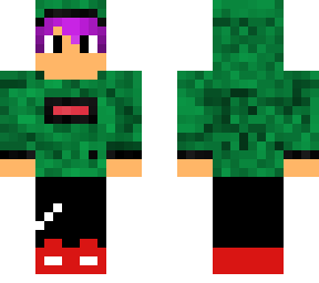 camo supreme galaxy hair skin