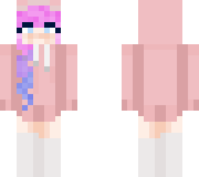 cute girl with unicorn hair