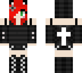 emo kitty red hair