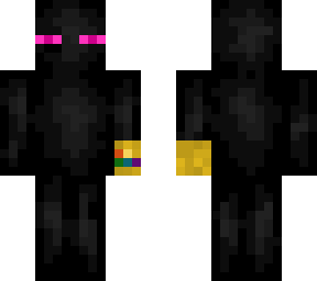 enderman with infinity guanlet