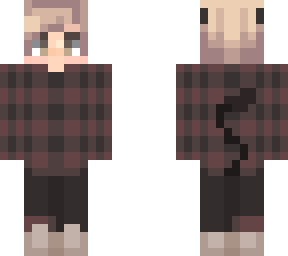 flannel demon, except with a tail