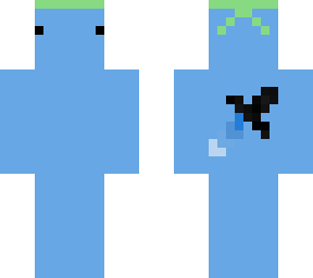 just a blue blob