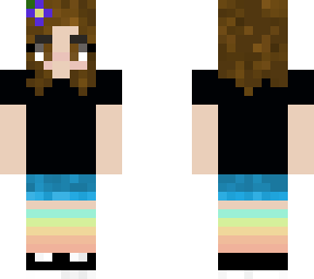 rainbow thigh high socks