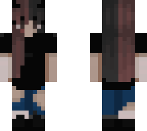 red/black hair girl