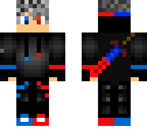 blue & red kid