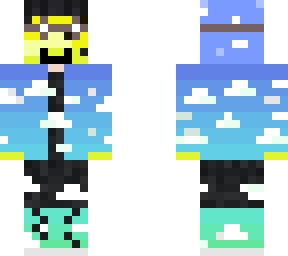 cloud with goggles
