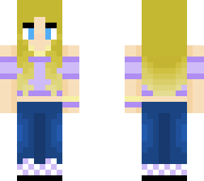 cute purple blonde and blue eyed girl