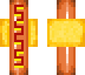 hotdog with mustard and ketchup original by hot doggy