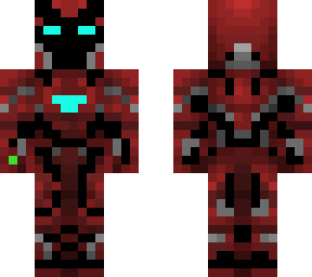 iron man / tony stark endgame but black and red