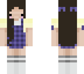 kawaii blue overalls