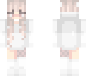white snow girl