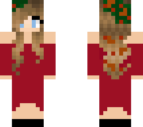 autumn red dress
