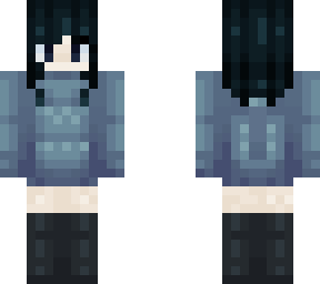black hair