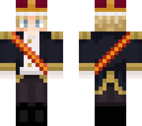 blonde haired king/soldier