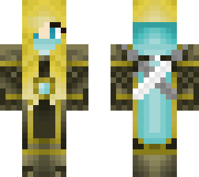 blonde warrior-assassin