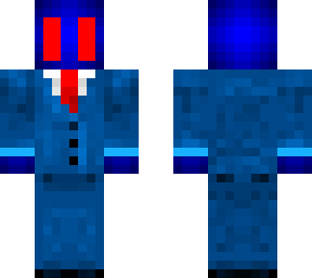 blue guy in a suit