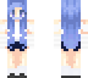 blue mask girl