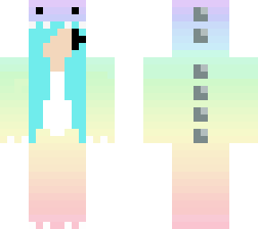 chibi rainbow dinosaur