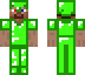 emerald armour possessed steve