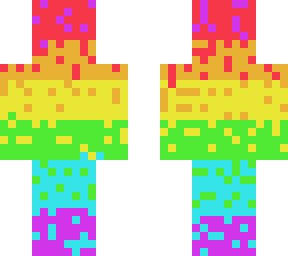 glitched rainbow
