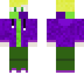 green and purple