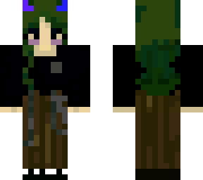 green hair