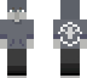 me in grey