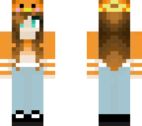 orange duck girl