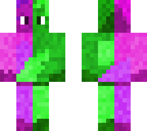 pink/green alien