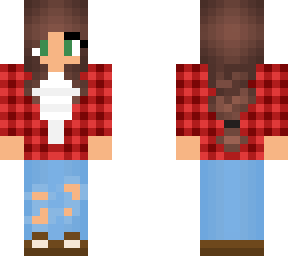 plaid and jeans
