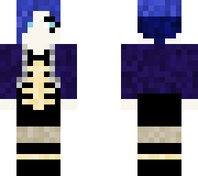 punk girl with skeleton dress