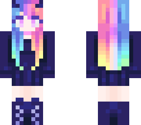 rainbow hair