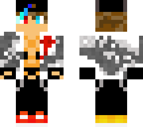 shirtless wolf, impaled chest