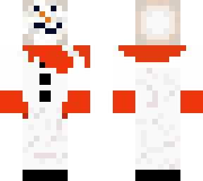 snowman with scarf