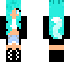 blue wolf girl