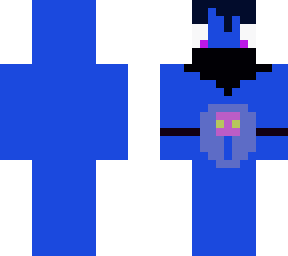 blueberry player with a badge and he is a undercover spy