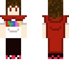 crimson cloaked person