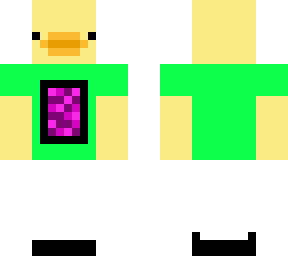 duck with nethet portal on chest