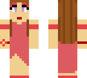 pink dress girl