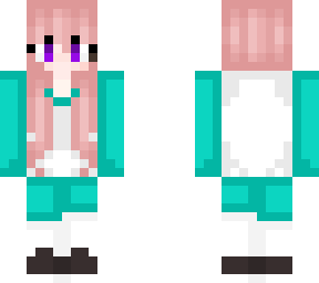 pink haired skins