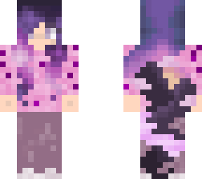pixel hair girl (complete skin)
