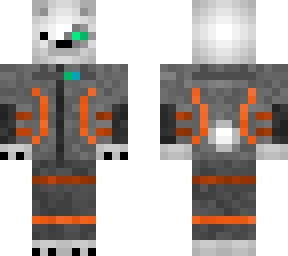 polar bear in spacesuit.