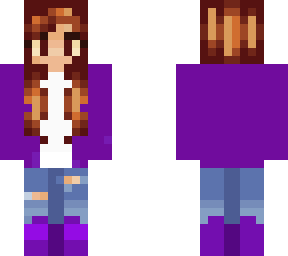 purple jacket
