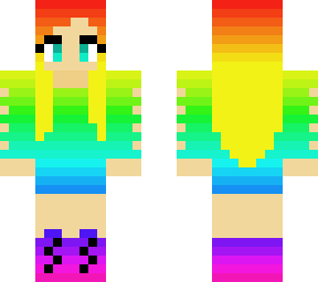 rainbow girl