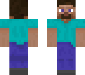 steve, but backwards (with scruff)